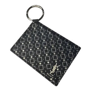 Yves Saint Laurent (YSL) Beauty Mirror Key Ring OS Black Gold